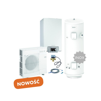 Pakiet - Pompa ciepła powietrze-woda split DE DIETRICH Alezio S 6 MR E 5.63 kW 230 V + Zasobnik c.w.u. ASHP 210